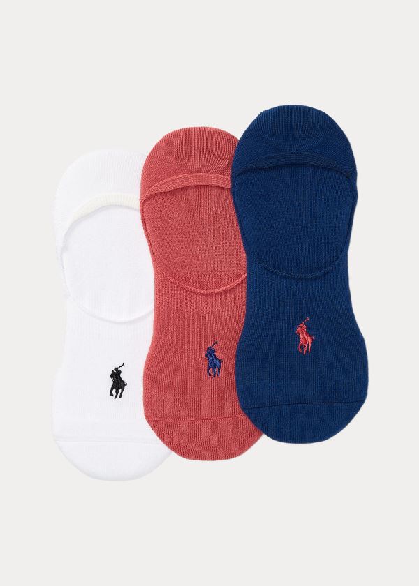 Calcetines Polo Ralph Lauren Hombre Azul Marino - Sneakers Liner 3-Pack - XJVFH2045